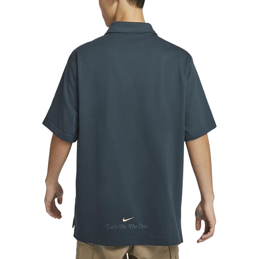 Рубашка поло мужская Ordnance Deep Ocean Blue Nike, цвет Ordnance Deep Ocean Blue — фото 2