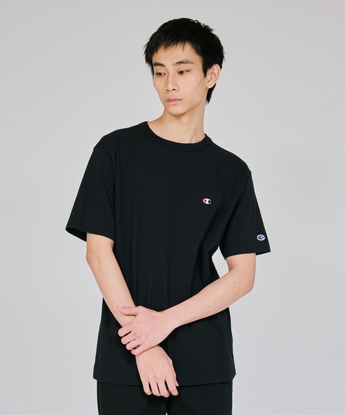 

Мужская футболка с коротким рукавом, базовая модель Champion, черный