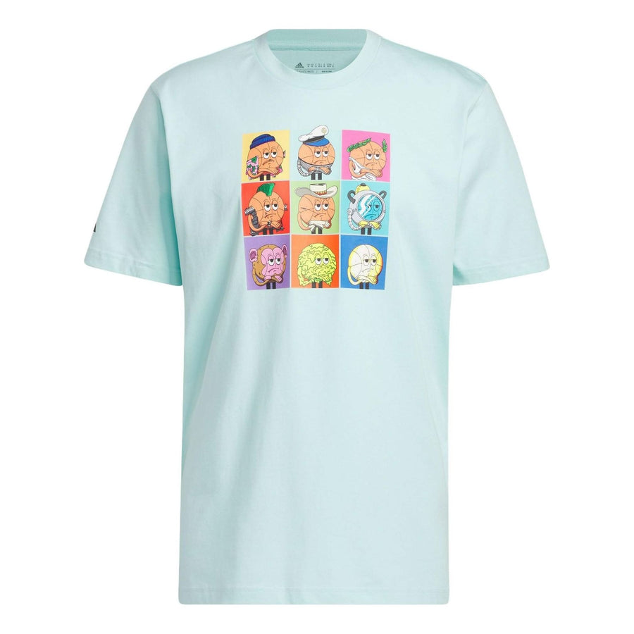 

Футболка adidas Metaverse Lil' Stripe PFP Tee 'Turquoise', синий