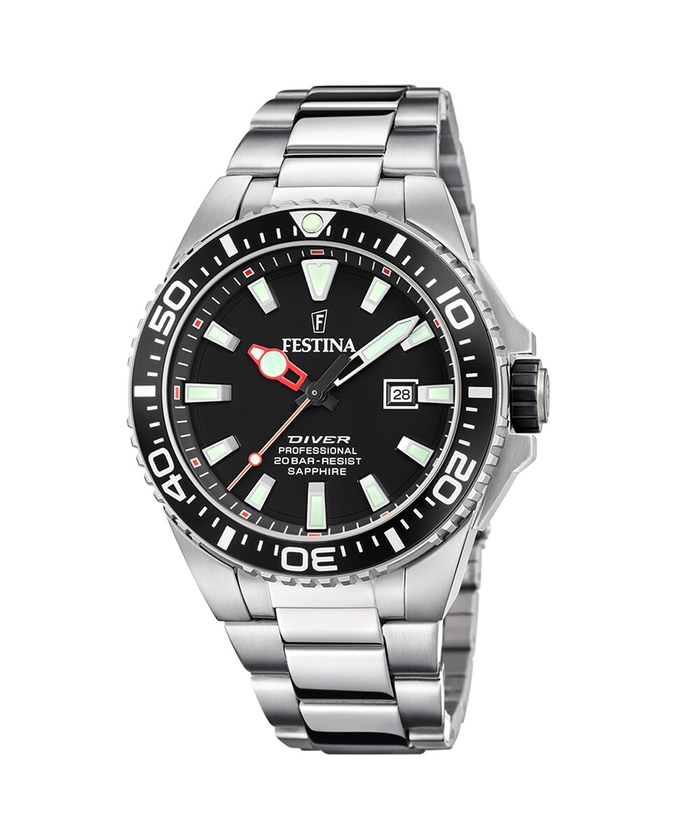 

F20663/3 The Originals мужские часы из серебряной стали Festina, серебро