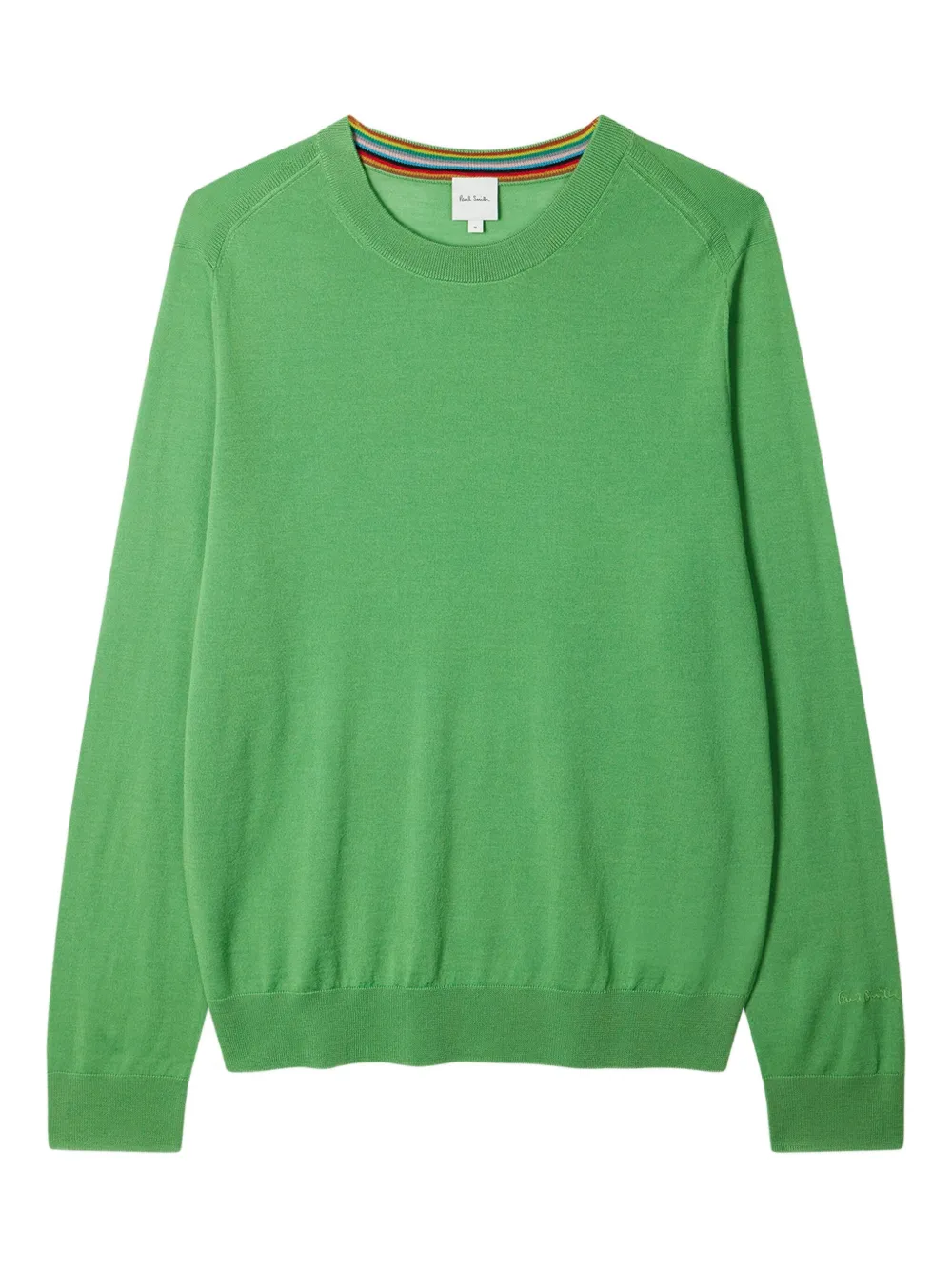 

Свитер с круглым вырезом Paul Smith, зеленый