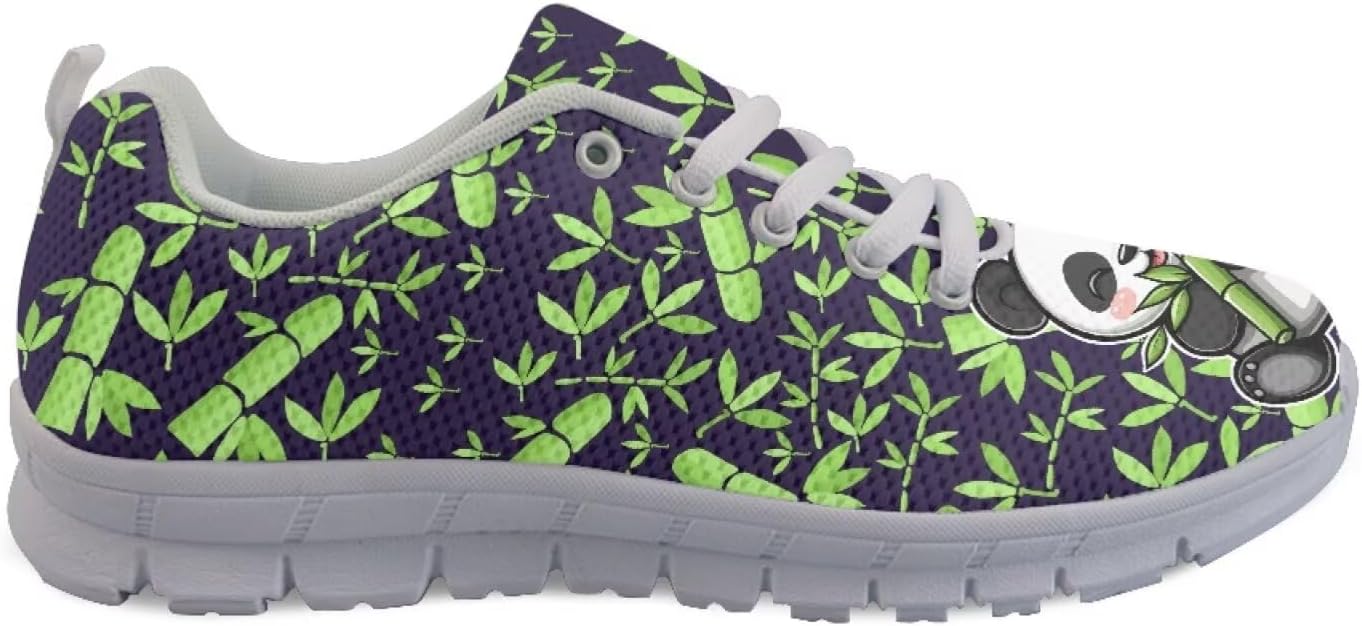 

Кроссовки Forchrinse для мужчин и женщин, нескользящие повседневные спортивные обувь, Panda Printed