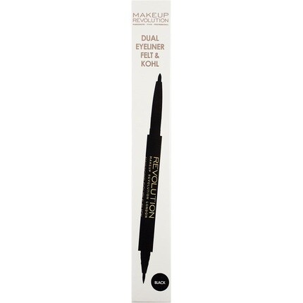 

Двойная подводка для глаз Revolution Felt And Kohl, черная Makeup Revolution