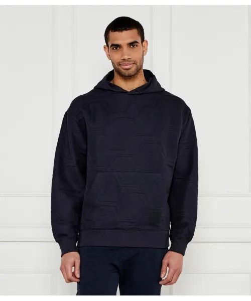 

Толстовка Sly Hexaquilt Relaxed fit Boss Green, синий