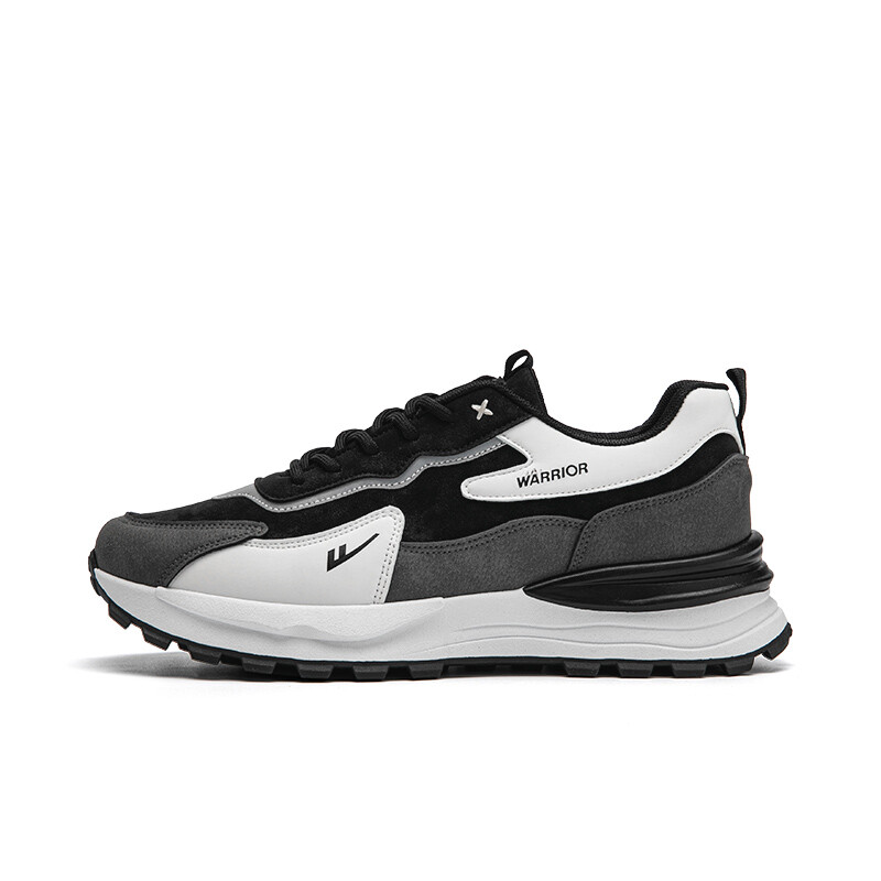 

Кроссовки WARRIOR Lifestyle Shoes Men Mid-top White, черный/белый