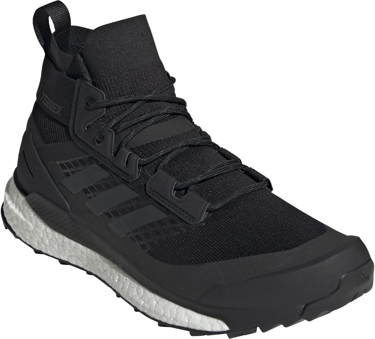 Мужские походные кроссовки Adidas Terrex Free Hiker Primeblue, черный/угольный — фото 2