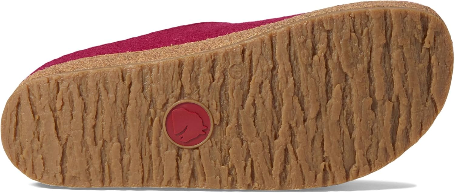 Тапочки HAFLINGER Kris Felt из шерсти унисекс, Port Terracotta — фото 3