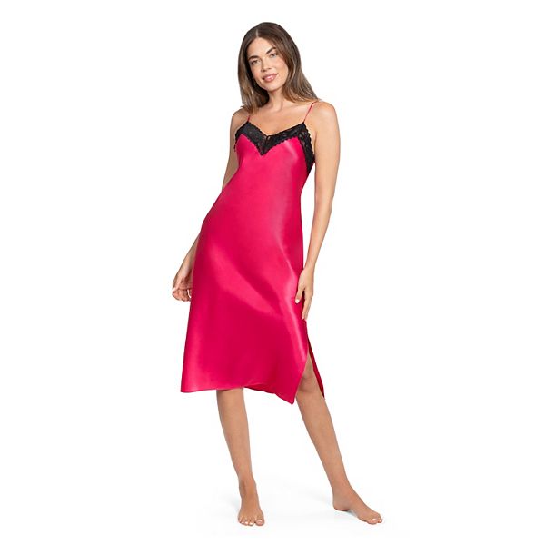 

Женское однотонное платье миди Lilac+London, Red