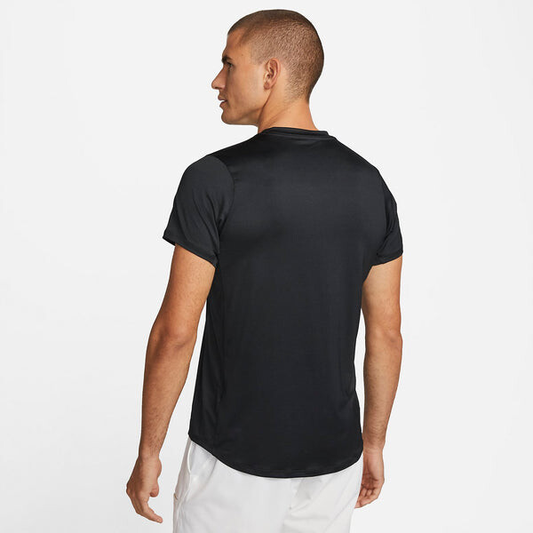 Футболка Court Dri Fit Advantage теннисная футболка Nike, черный — фото 2