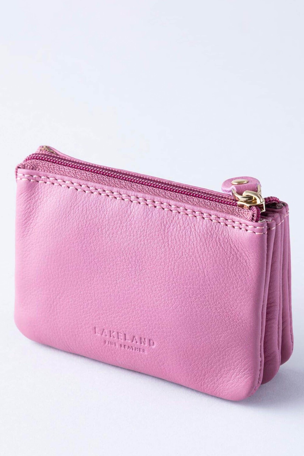 

Портмоне Lakeland Leather из кожи Lakeland Leather, розовый