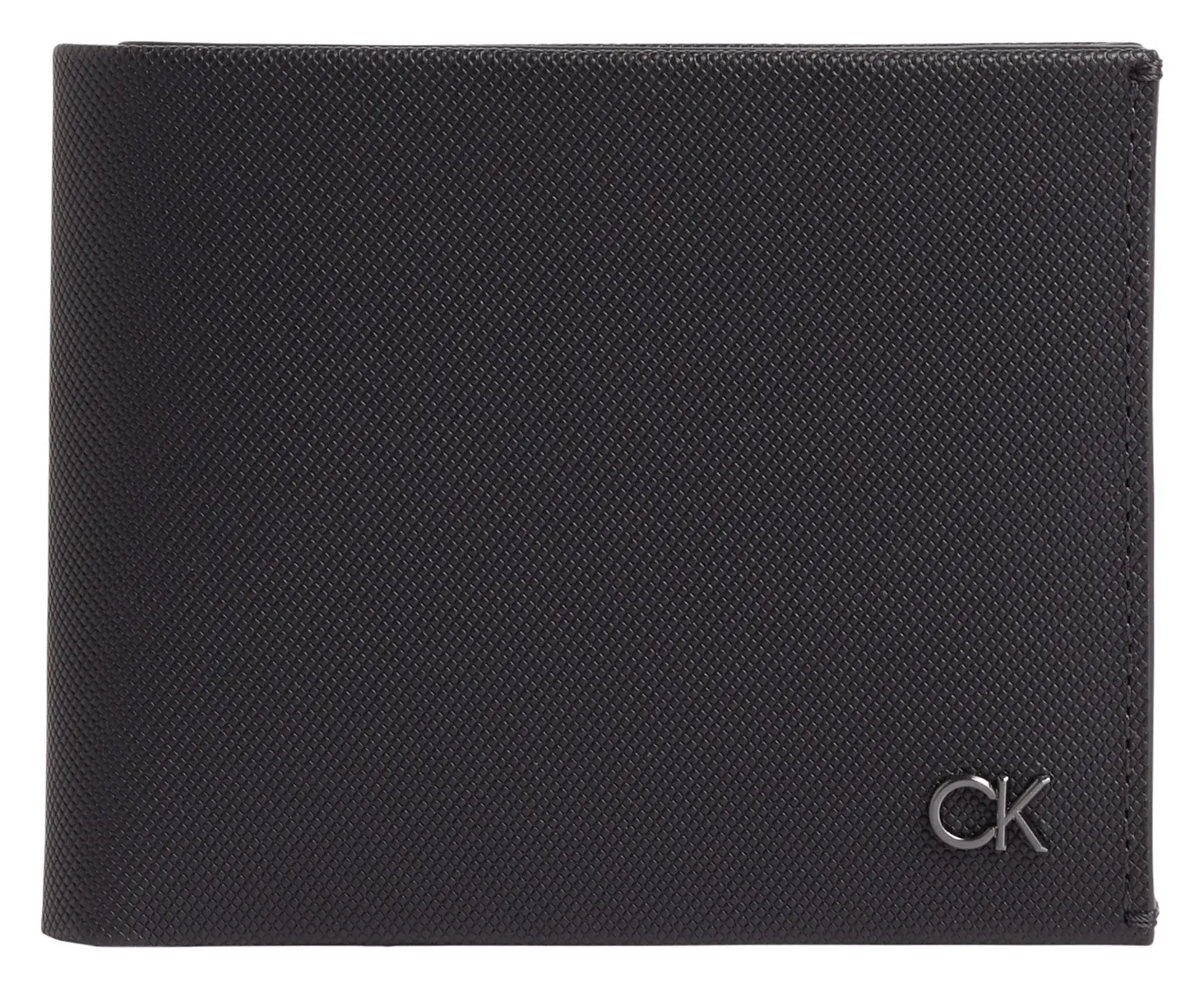 

Кошелек Calvin Klein "CK CLEAN PQ BIFOLD 5CC W/COIN", мужской кошелек из переработанных материалов, кожа, цвет Ck-Black