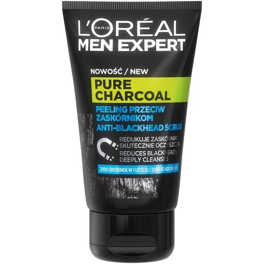 

Скраб для лица против черных точек, 100 мл L'oreal Paris, Men Expert Pure Charcoal, L'oréal Paris, Серый, Скраб для лица против черных точек, 100 мл L'oreal Paris, Men Expert Pure Charcoal, L'oréal Paris
