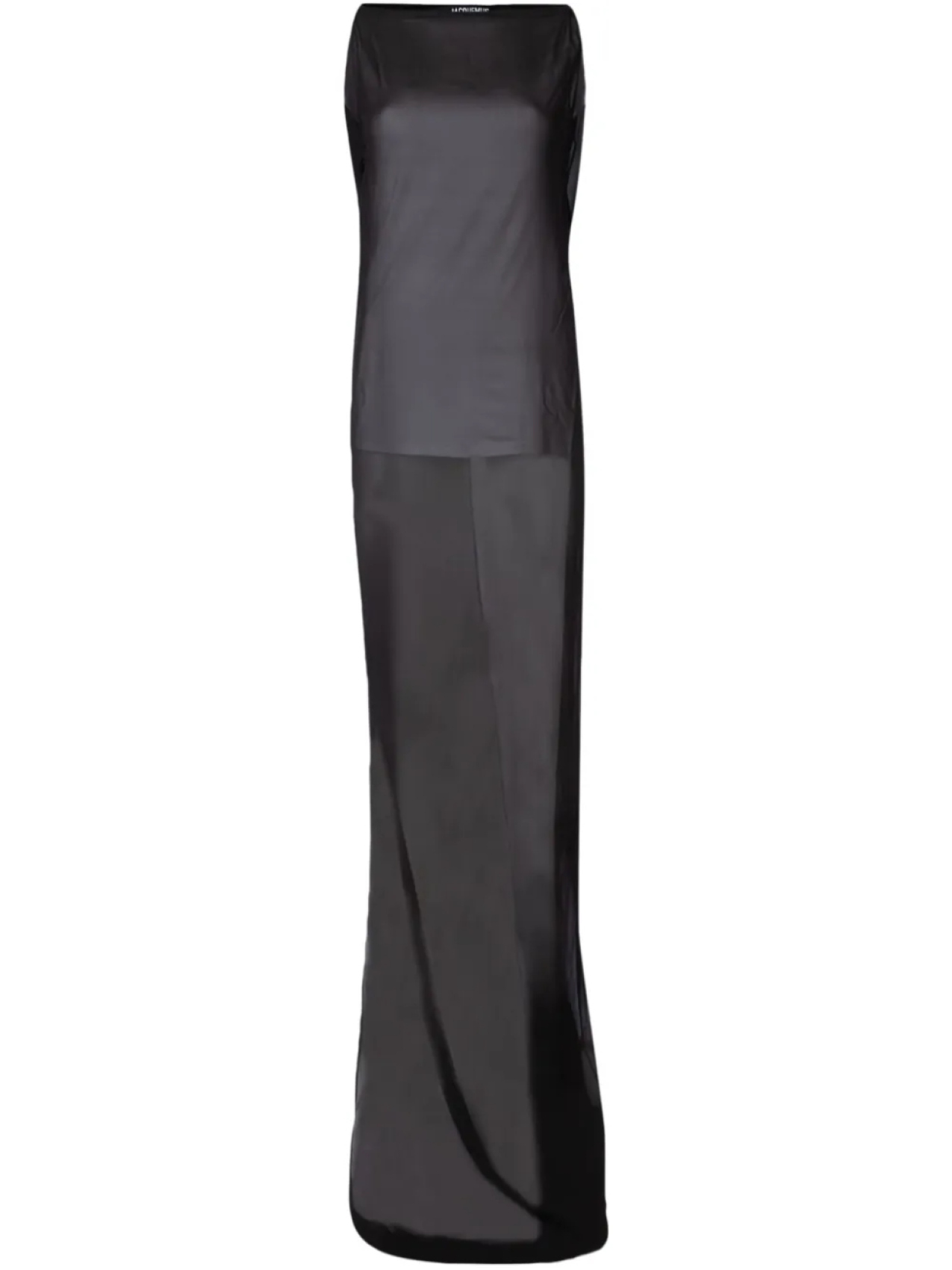 

Платье макси Jacquemus La Robe Ameno, черный