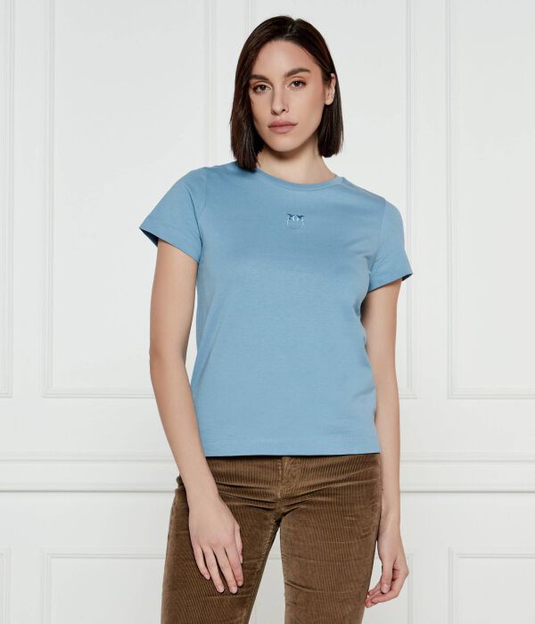 

Футболка Pinko Bussolotto Regular Fit, голубой