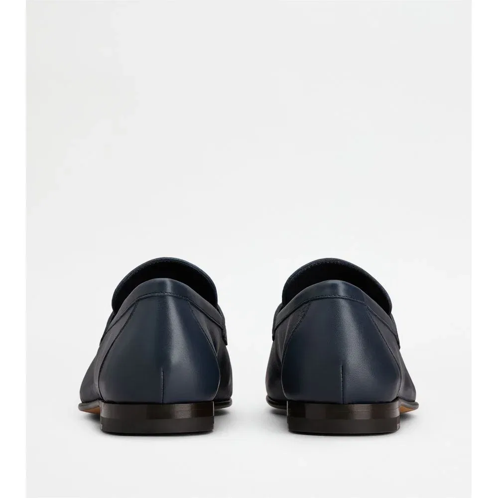 Кожаные лоферы TOD's, синий — фото 3