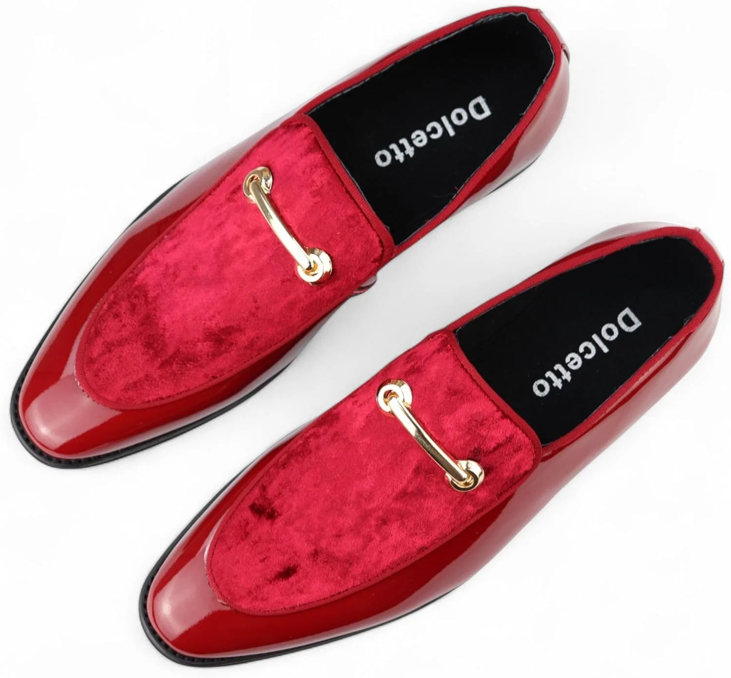 Лоферы мужские Dolcetto Smart Loafers, красный Infinity Leather — фото 4