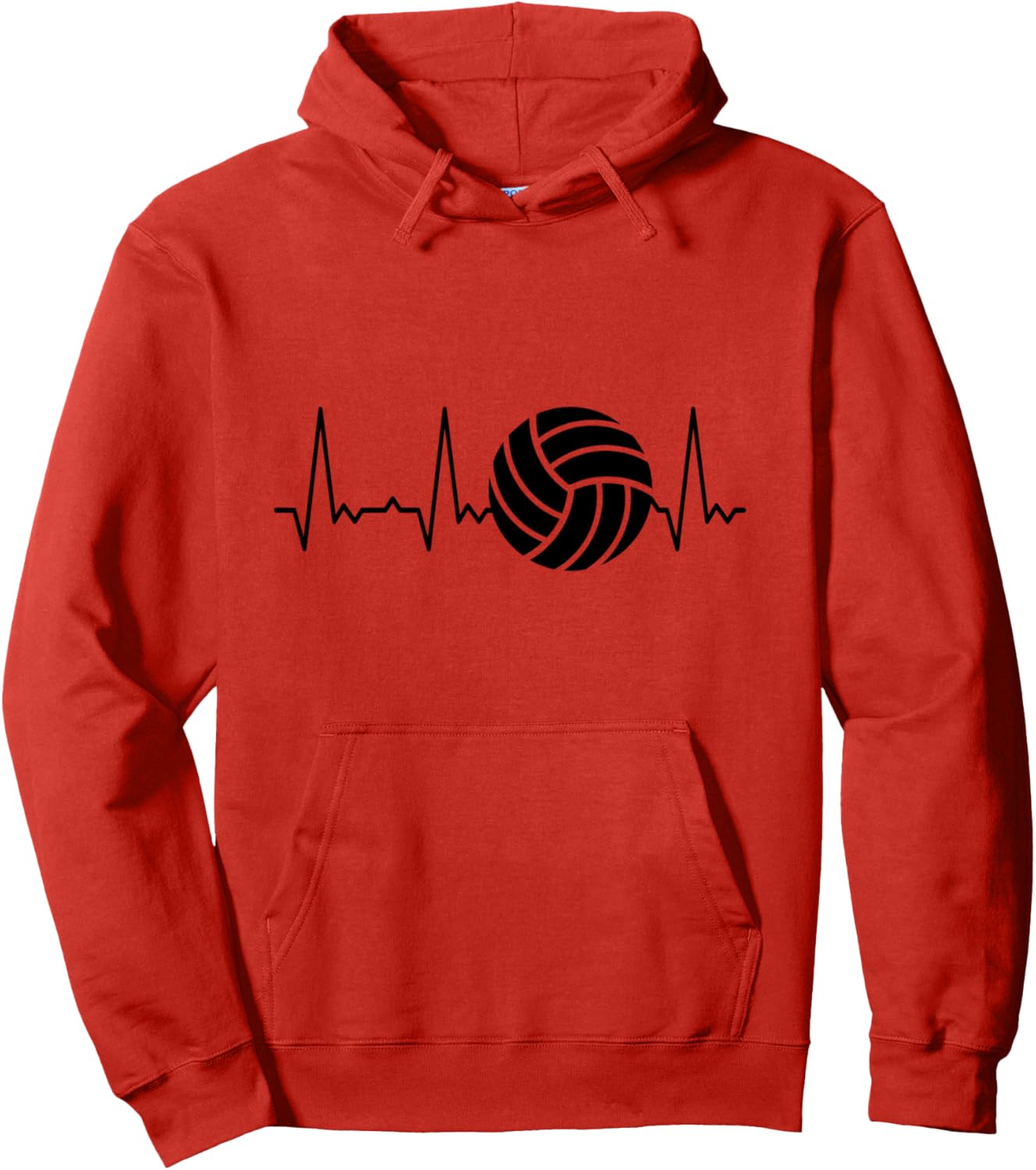 

Толстовка Heartbeat Volleyball, синяя Heartbeat Graphic Gifts For Women, Men, And Kids