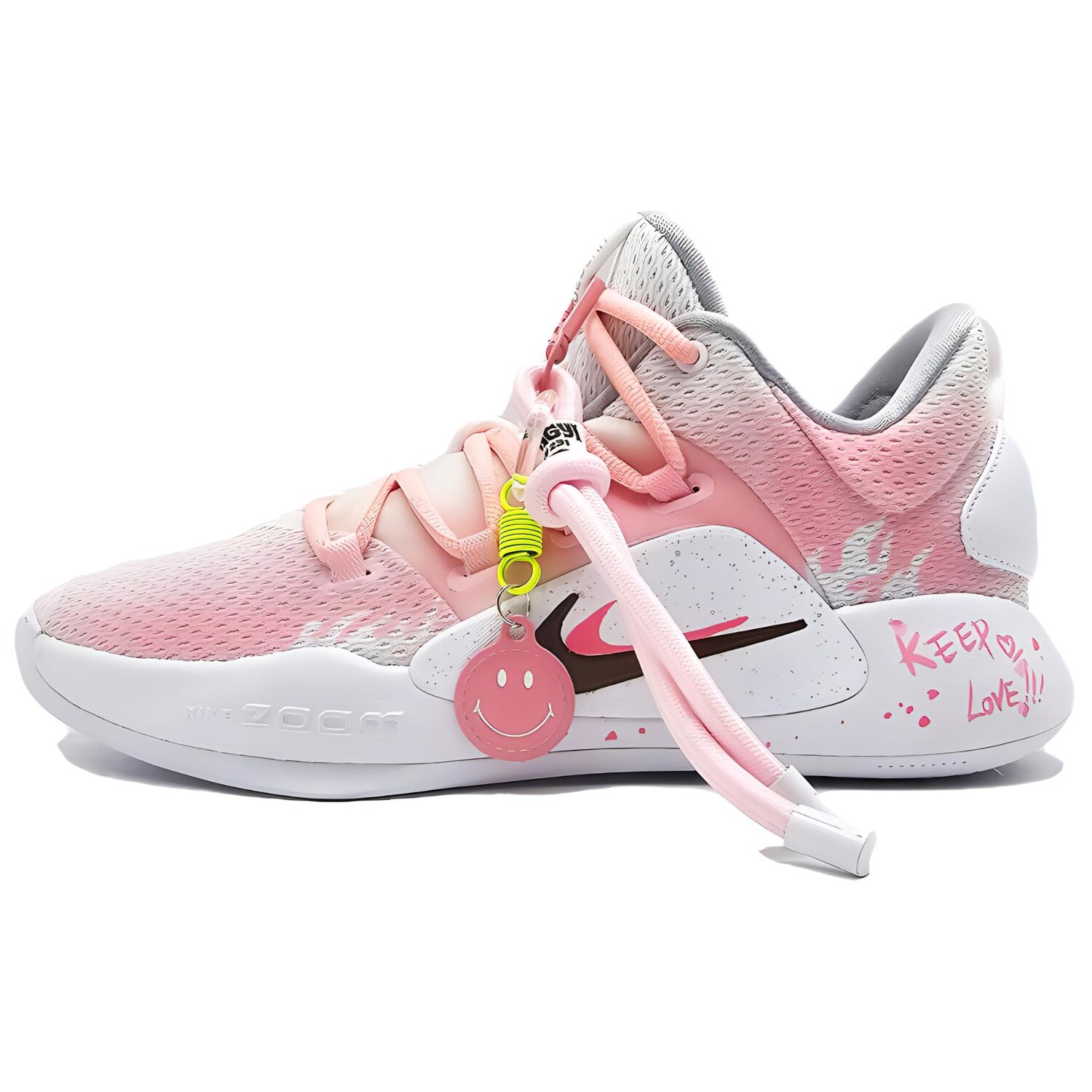 

Баскетбольные кроссовки Hyperdunk 10 мужские низкие розовые Nike
