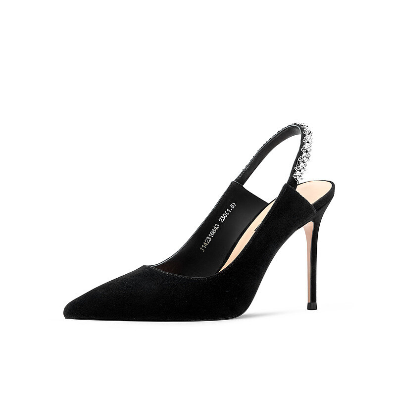 

Туфли женские на высоком каблуке Jooc, цвет Classic Black [Heel height 1.5CM]