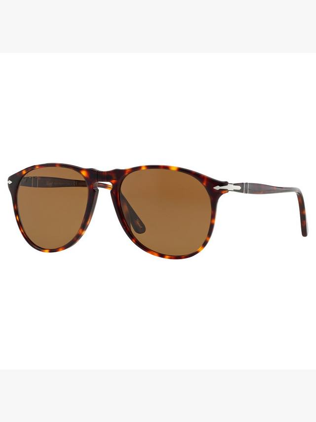 

Солнцезащитные очки в поляризованной авиаторской оправе po9649s Persol, цвет Havana
