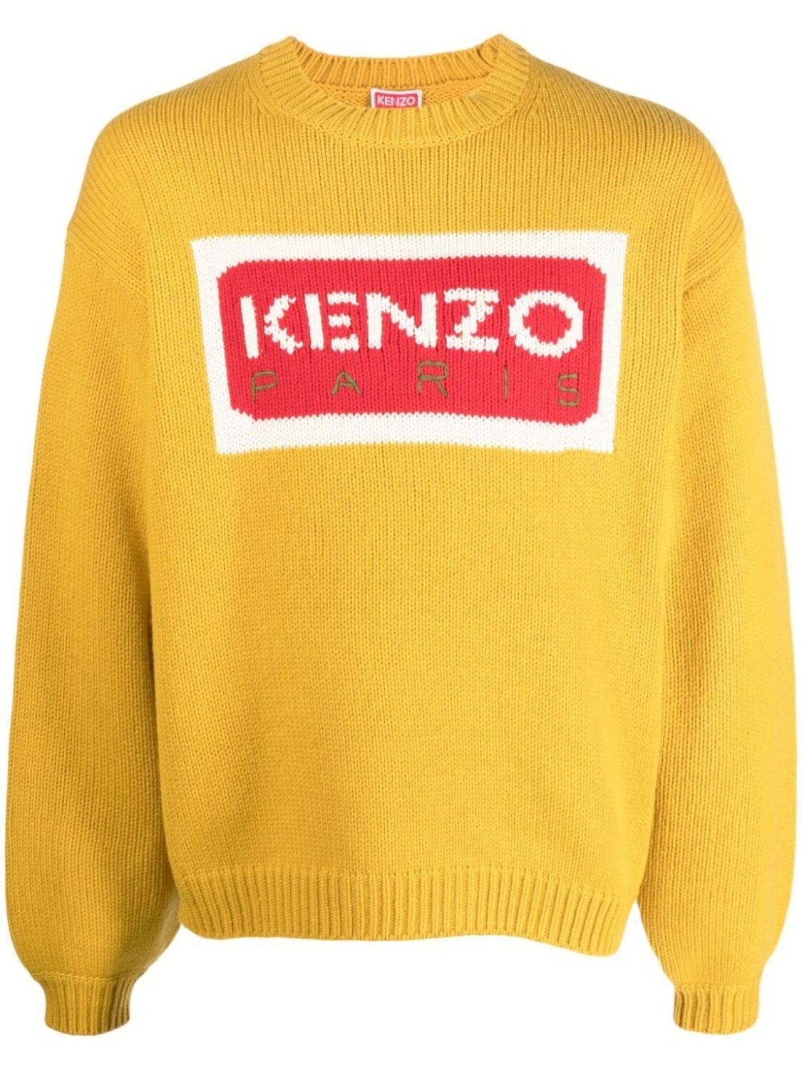 

Kenzo джемпер с логотипом, желтый