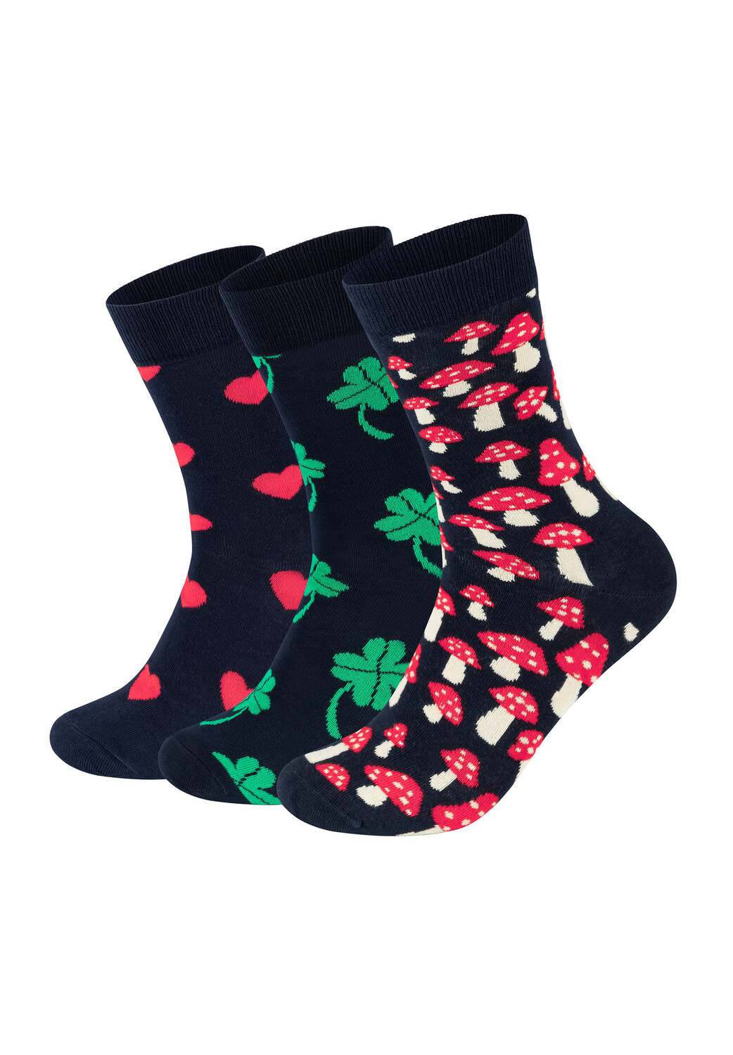 

Носки Happy Socks 3 Pack Mushroom Heart Big Luck Socks, цвет multi_coloured