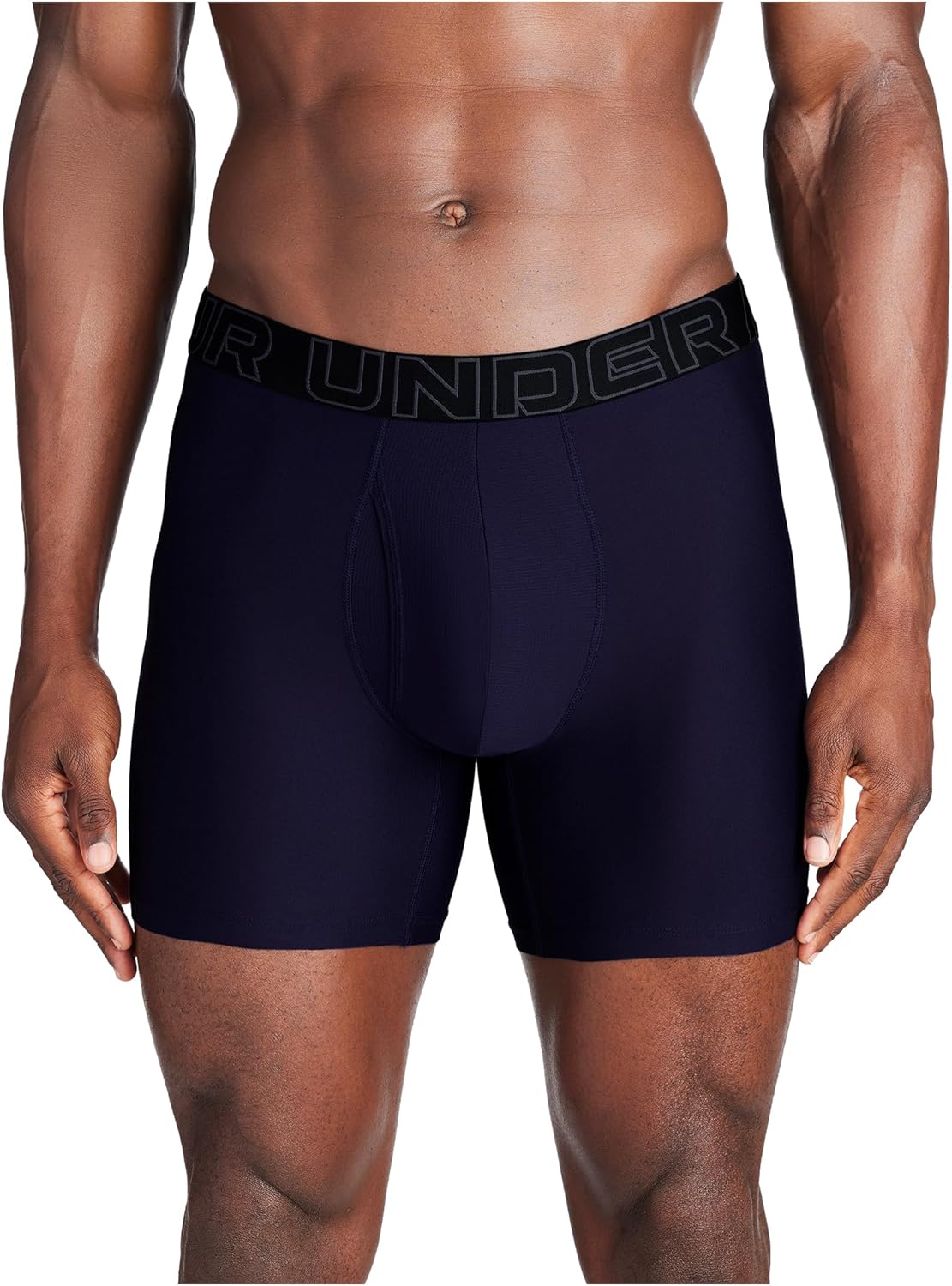 

Under Armour мужские боксеры Tech 6-дюймовые, 1 шт, Midnight Navy Solid