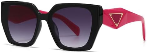 

Квадратные солнцезащитные очки для женщин, очки «кошачий глаз», классические винтажные солнцезащитные очки с защитой от УФ-излучения UV400 для активного отдыха MTZJH, Red