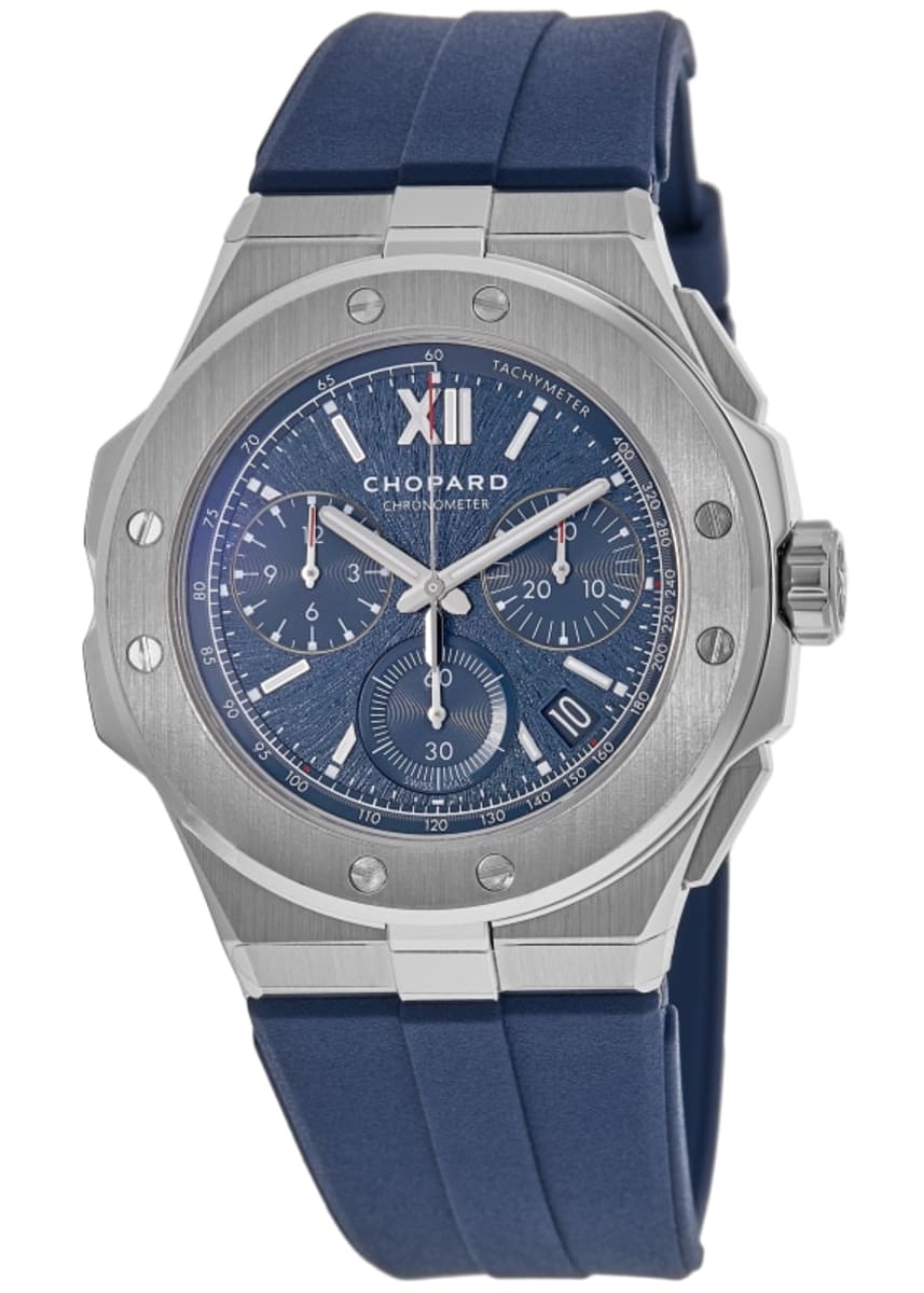 

Chopard Alpine Eagle синие циферблат каучуковый ремешок мужские часы 298609-3003