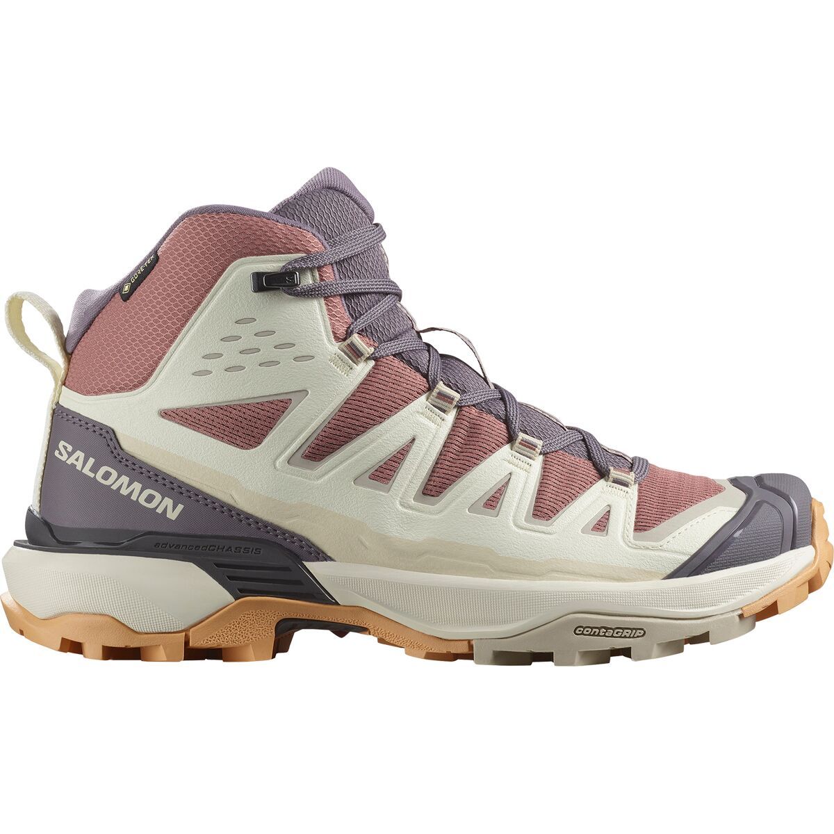 Туристические ботинки женские Salomon X Ultra 360 Edge с мембраной GORE-TEX, мультиколор