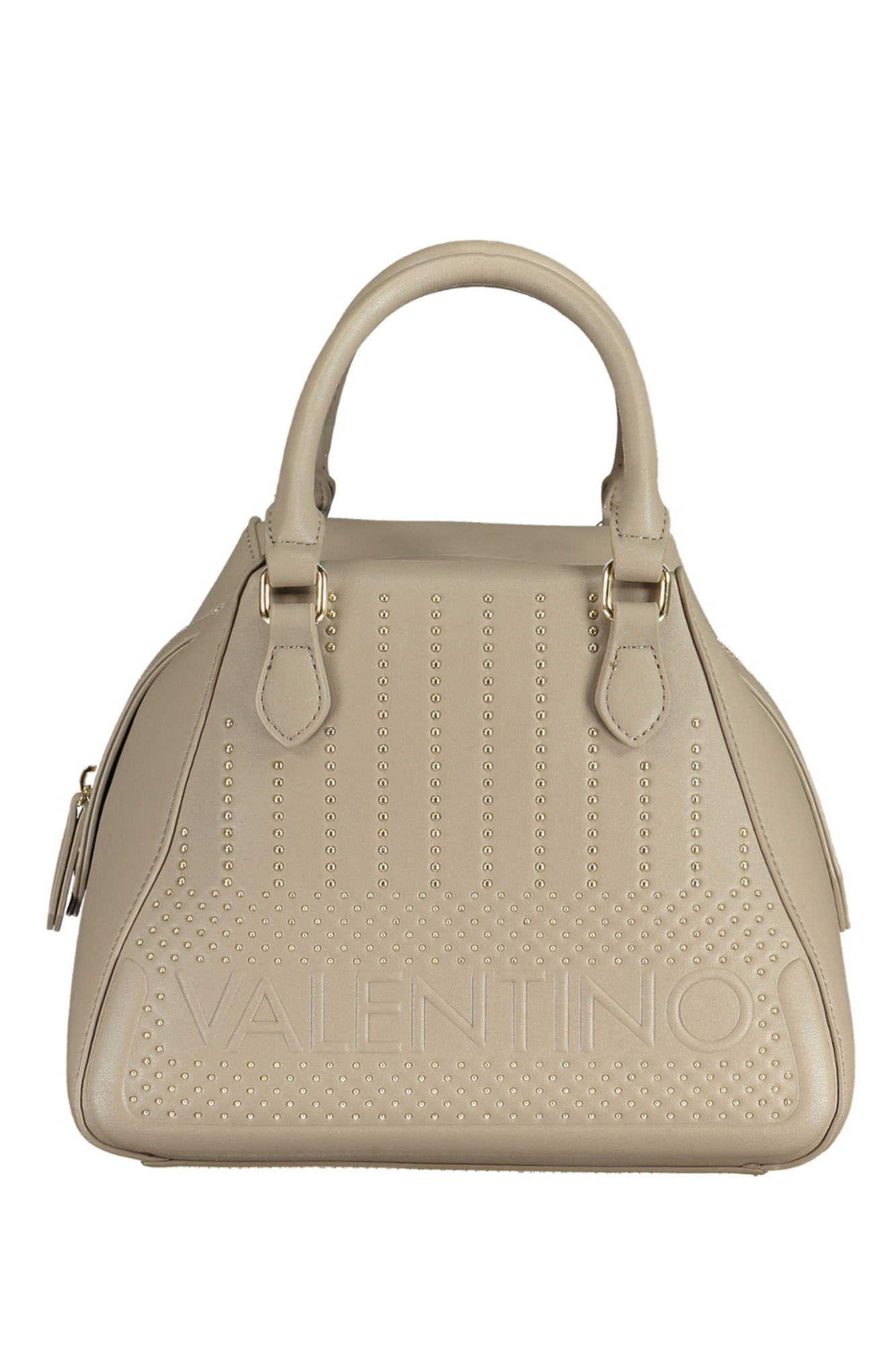 

Женская сумка Valentino Bags тоут с тисненым логотипом и заклепками, бежевый