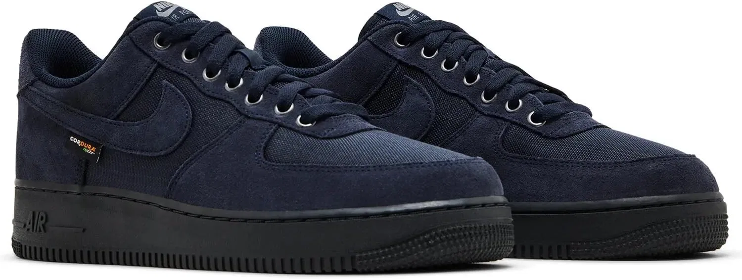 Мужские баскетбольные кроссовки Nike Air Force 1 07, Dark Obsidian Dark Obsidian Black — фото 4
