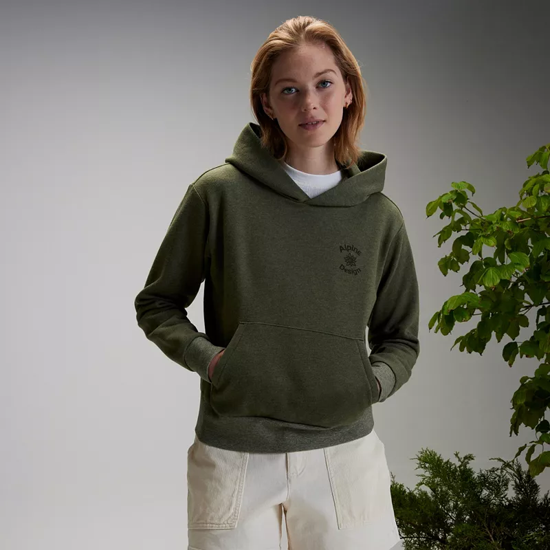

Женская флисовая толстовка Alpine Design, цвет Olive Haze Heather