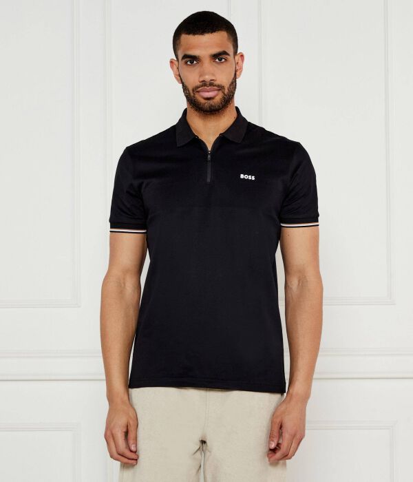

Рубашка поло Филикс Regular fit Boss Green, черный