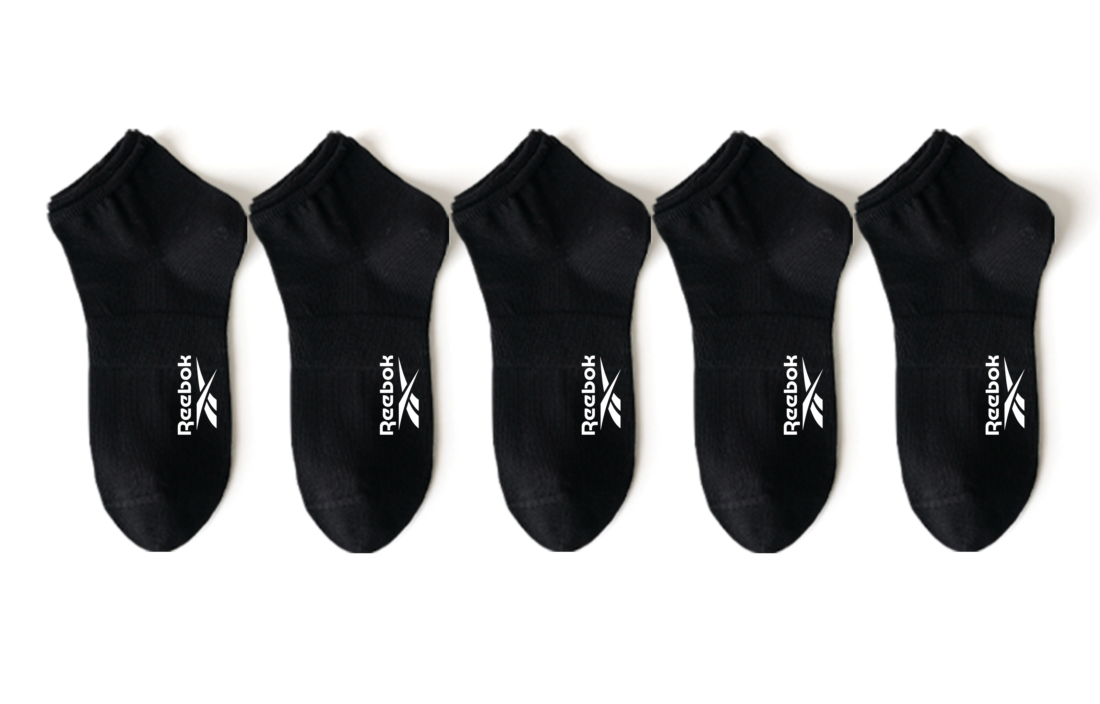 

Низкие носки унисекс набор из 5 пар Reebok, черный