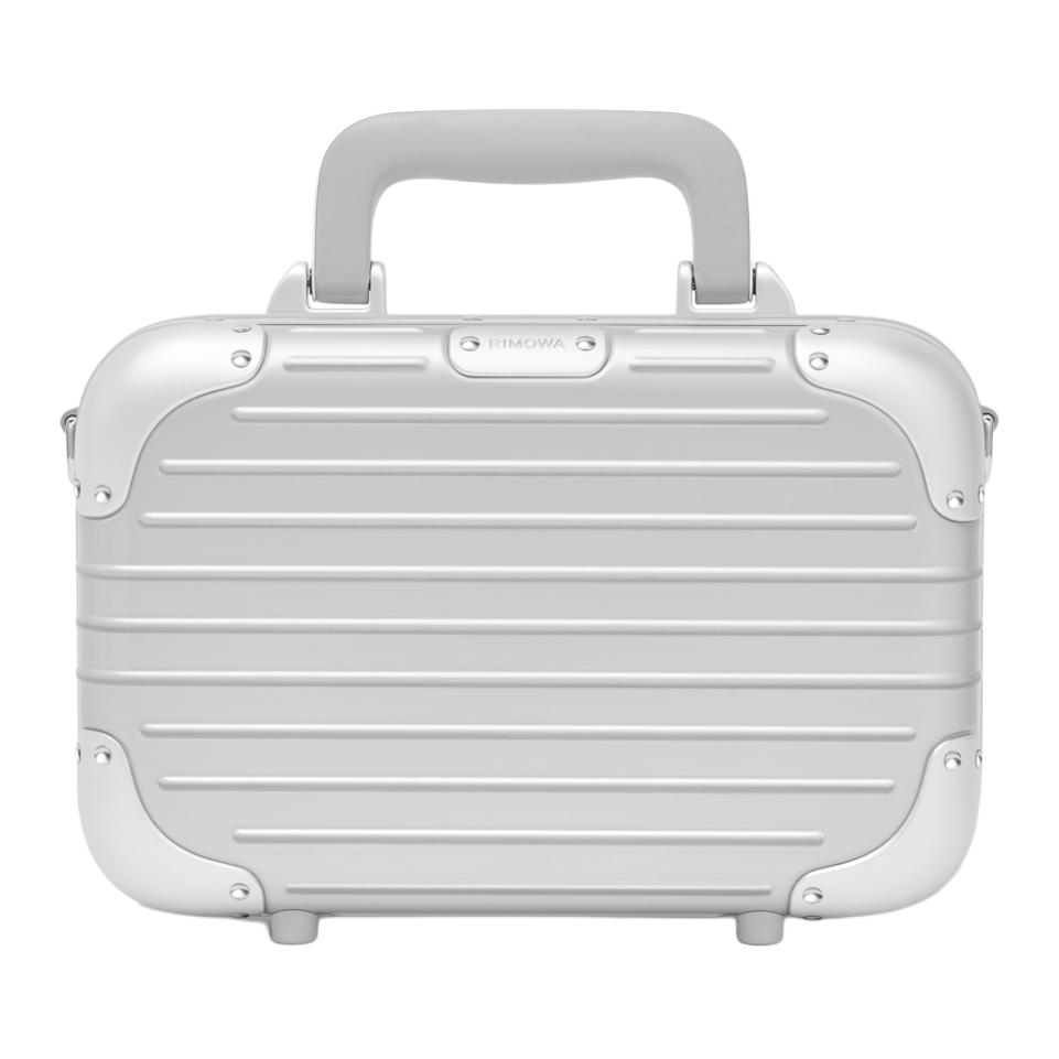 

RIMOWA Сумка из алюминиево-магниевого сплава мужская наплечная через плечо серебристая