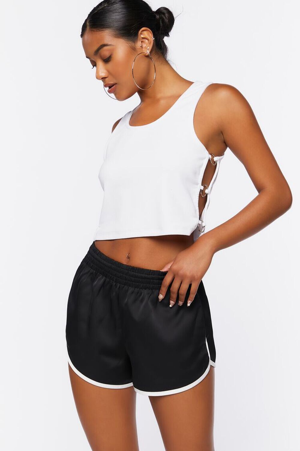 

Шорты Dolphin Ringer Forever 21, черный