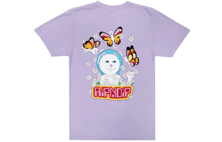 

RIPNDIP Футболка унисекс светло-фиолетовая, Фиолетовый, RIPNDIP Футболка унисекс светло-фиолетовая