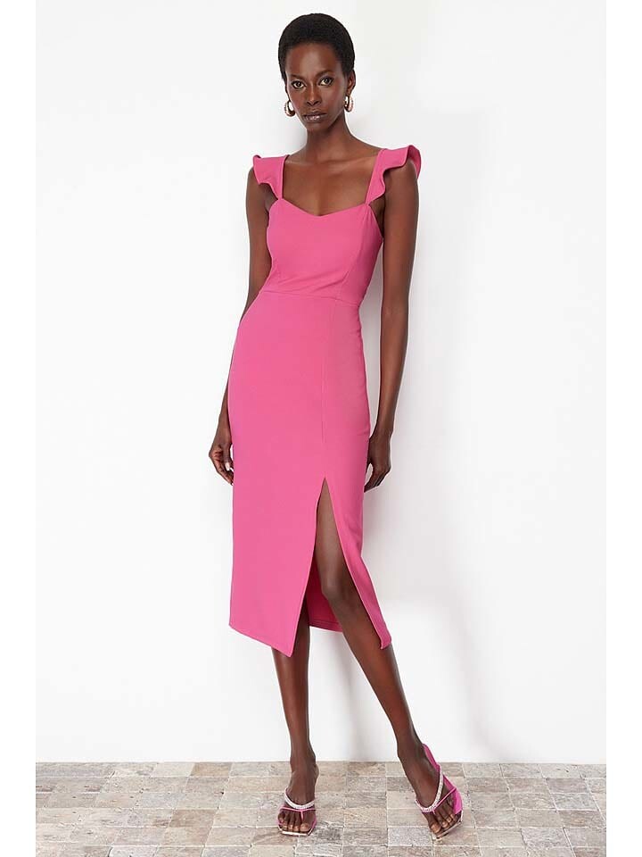 

Платье до колена trendyol Kleid, розовый