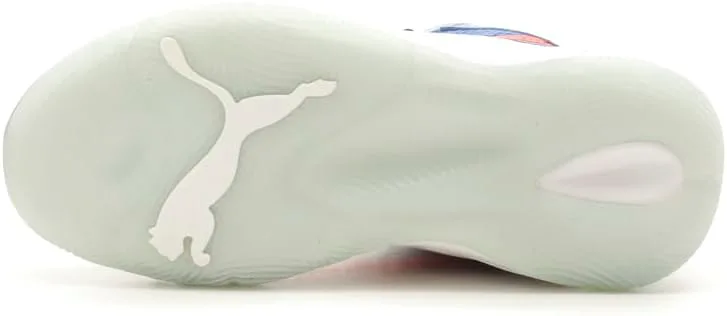 Детские кроссовки PUMA Rebound Future Next Gen на шнуровке для мальчиков, повседневные, черные, красный/черный — фото 3