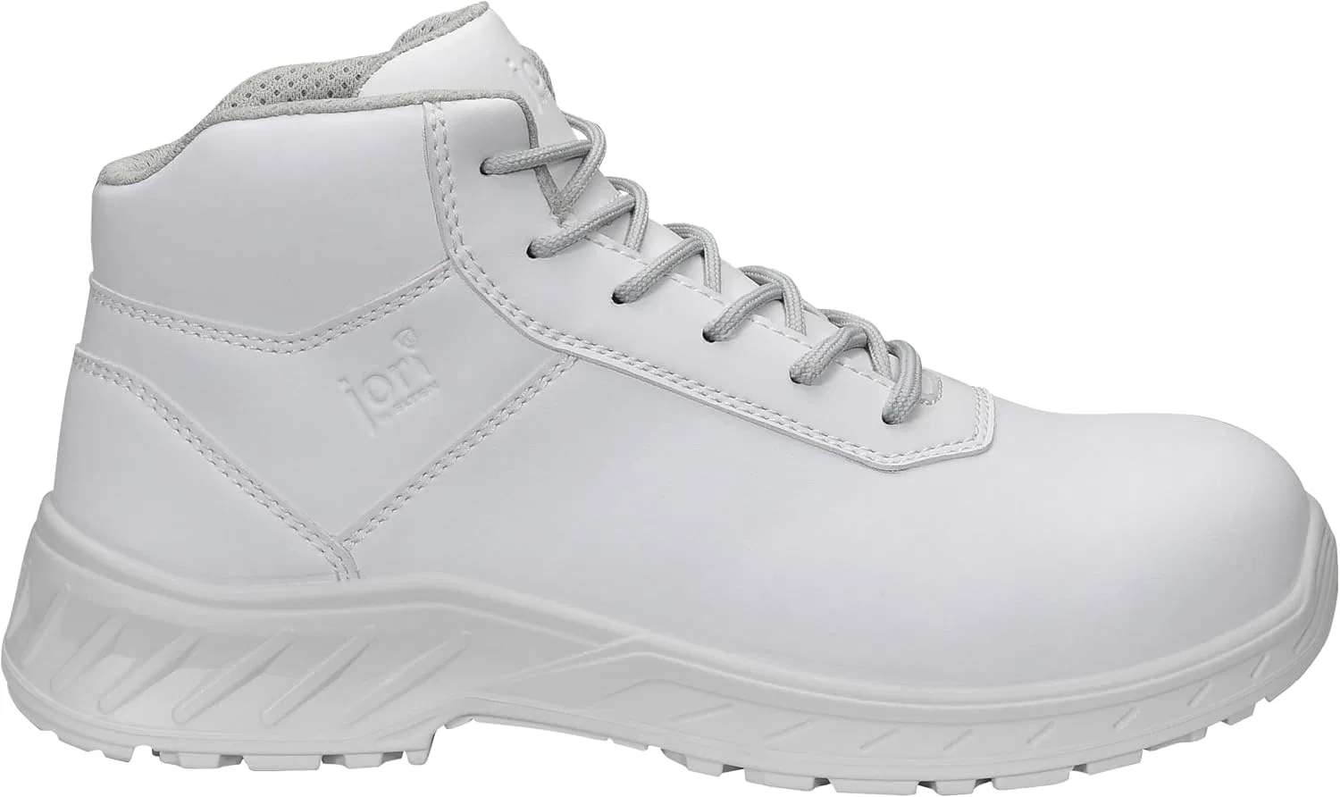 Защитная обувь ELTEN Jori jo_Clean Loop White Mid ESD S3S, женская и мужская, текстиль, композитный защитный носок (легче стального), легкая, классическая — фото 2