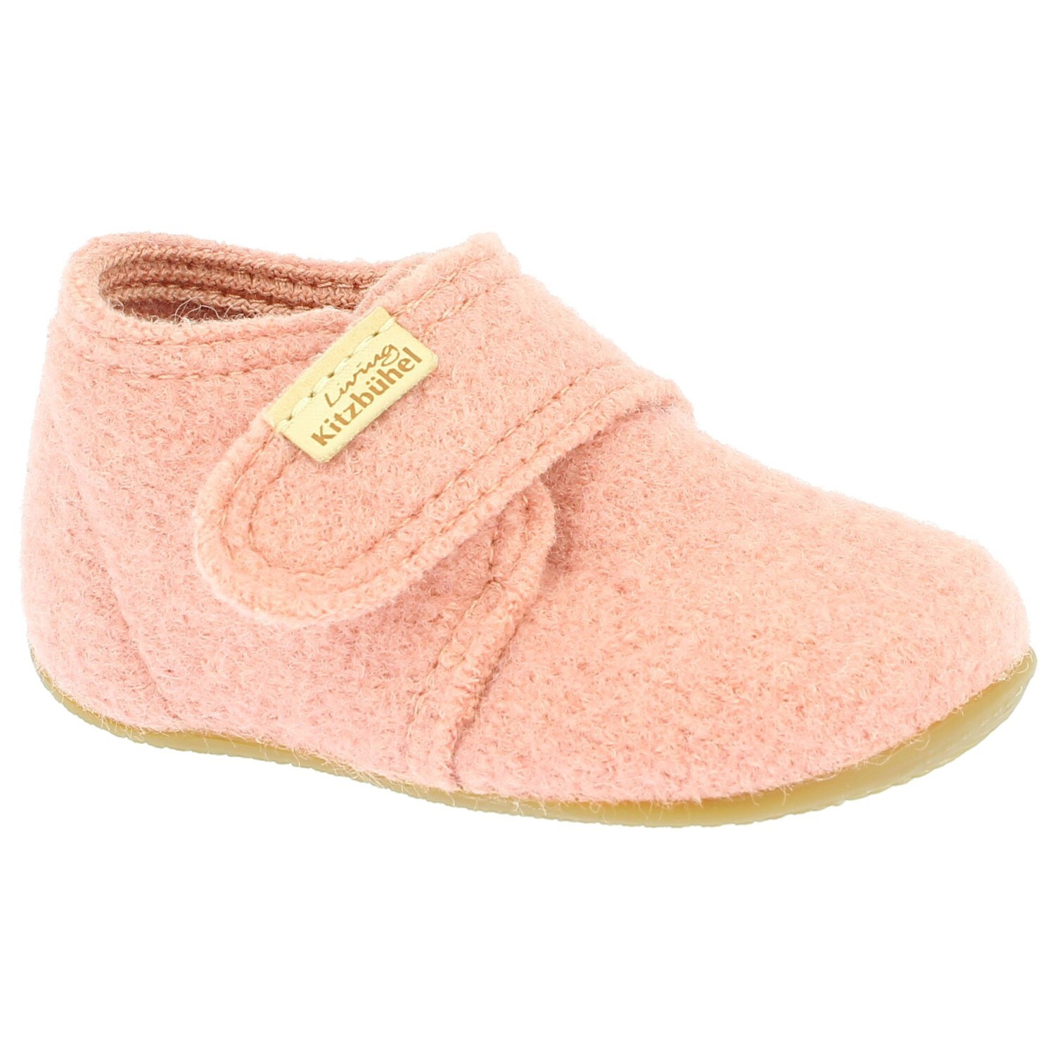 

Тапочки Living Kitzbühel Baby's Klettschuh Unifarben, цвет Ash Rose