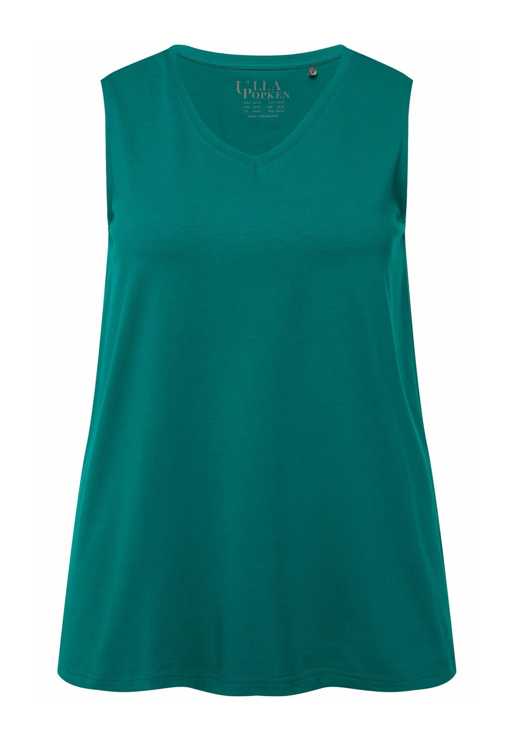 

Топ V-AUSSCHNITT ÄRMELLOS Ulla Popken, цвет Mottled Dark Green