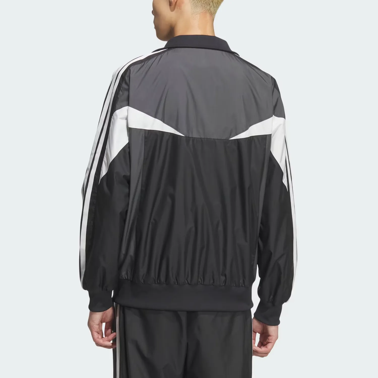 Куртка Sportswear FW25 Must have Adidas, черный/серый six/pure белый — фото 4