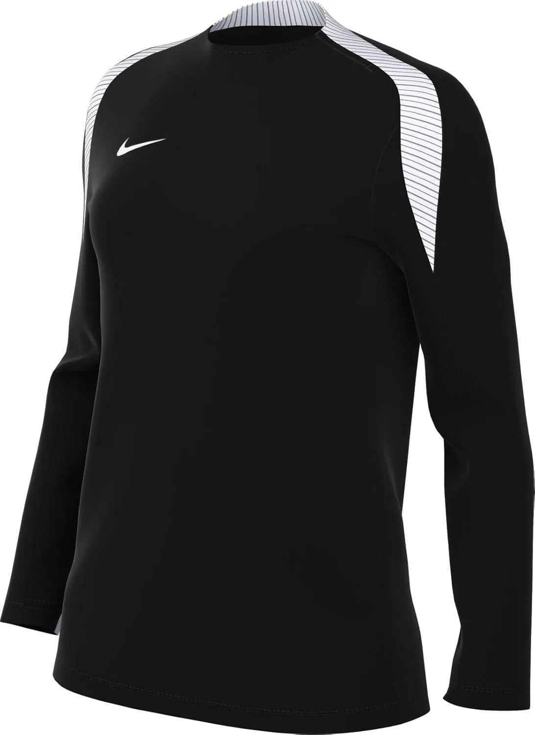 Футболка Nike Dri-FIT Strike 24, женская, длинный рукав, Black / White