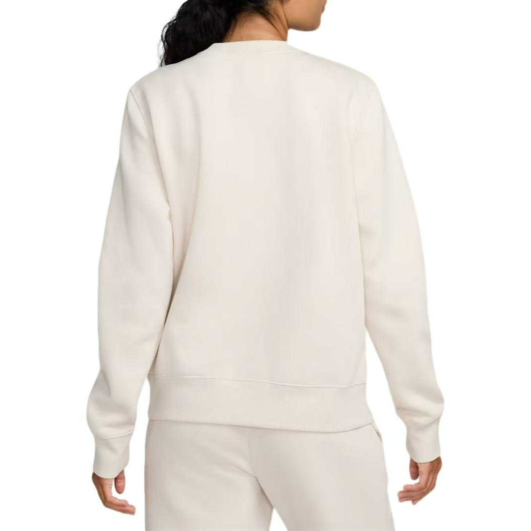Спортивный свитшот Phoenix Fleece женский Nike, light orewood brown/white/marine blue — фото 3