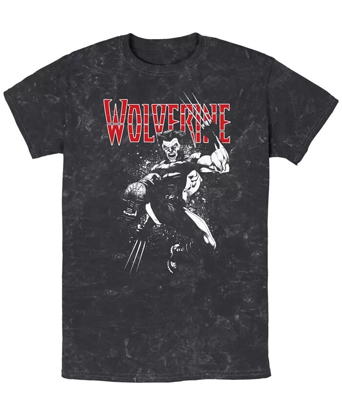 

Мужская футболка Wolverine Jump Tour с коротким рукавом из минеральной ткани Fifth Sun, черный
