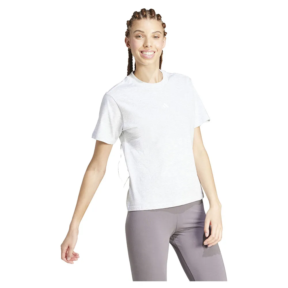 Футболка с коротким рукавом adidas Essentials Small Logo Cotton, белый — фото 4