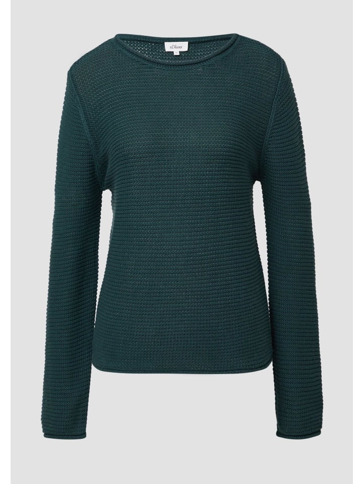 

Вязаный свитер цвета 6933_fir green s.Oliver