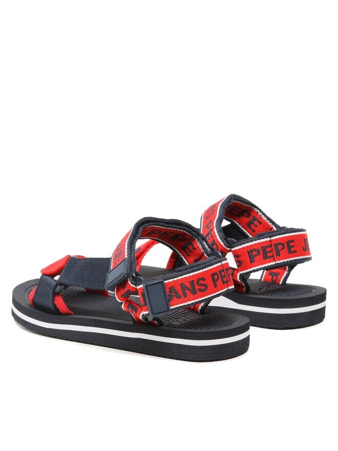 Сандалии Pool Tape B PBS70056 Pepe Jeans, красный/темно-синий — фото 3